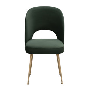 TOV FURNITURE UK 49cm H Velvet Upholstered Side Chair