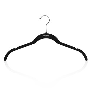 REBRILLIANT Hodge Velvet Non-Slip Standard Hanger for Dress/Shirt/Sweater (Set of 50)