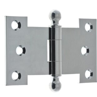 IDH BY ST. SIMONS 2.5" H x 4" W Butt/Ball Bearing Pair Door Hinge (Set of 2)