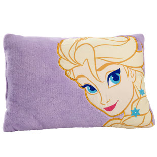 NoJo Disney Frozen Elsa Appliqued Super Soft Plush Decorative Toddler Pillow
