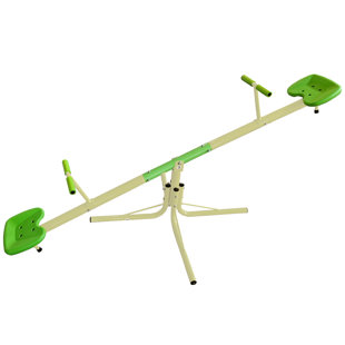 SUMIJ Swiveling 360 Degrees Toddlers Sit and Spin Teeter Totter Outdoor Play Equipment for Backyard Playground