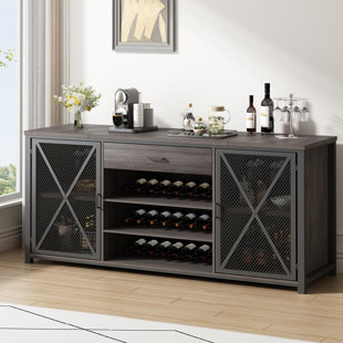 17 STORIES Haven 70.9" Long Bar Cabinet