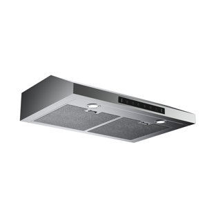 HisoHu 30" 900 CFM Ducted (Vented) Under Cabinet Range Hood with Mesh Filter