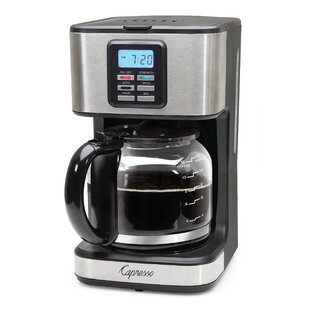 Capresso 12-Cup Compact Coffee Maker with Glass Carafe