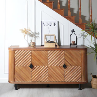 ELEGANT HOME FOR YOU 59" Artisan Chevron Cabinet,