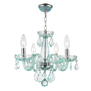 ASTORIA GRAND Weisser 4 - Light Dimmable Classic / Traditional Chandelier