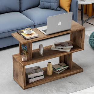 BLACKTAG CORP. KeKe Rustic 2-Tier Open Bookshelf – Compact And Stylish Storage Solution