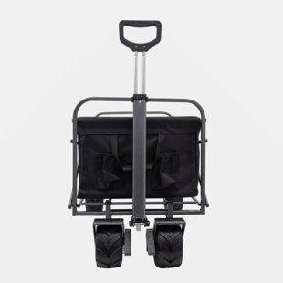 GO PEAK TRACK Outdoor Garden Park Utility Kids Wagon Portable Beach Trolley Cart Camping Foldable With Big Wheels Folding Wagon