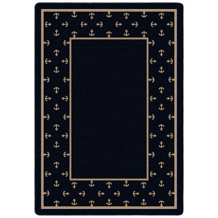 MILLIKEN Design Center Moray Sapphire Nautical Area Rug