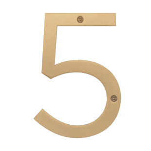SURE-LOC HARDWARE 6 in. Surface Mount House Number