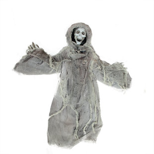 NORTHLIGHT SEASONAL 36" Touch Activated Hanging Death Reaper Halloween Decoration