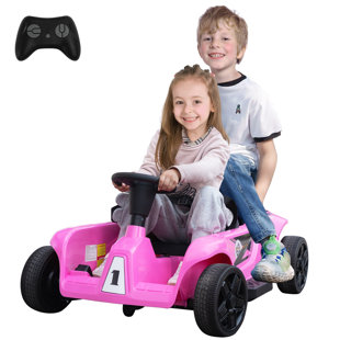 ALLIED PLUSH INC 24v Electric Ride On Toys For Big Kids 2 Seater Ride On Vehicles Car With Remote Control For Toddler 3-8 Years