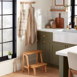 WFX UTILITY™ Wood Kitchen Step Stool Natural - Hearth & Hand with Magnolia
