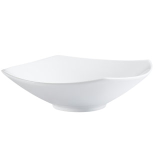 COLORUS CHINA Catering Shallow Square Serving Bowl