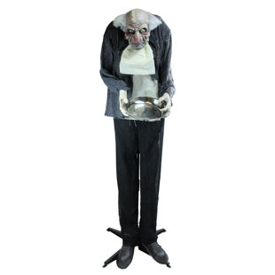 NORTHLIGHT SEASONAL 5.5' Animated Butler Man Halloween Decoration