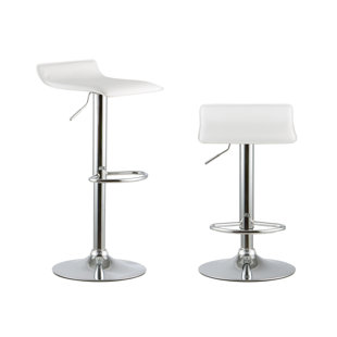 ATTRACTION DESIGN HOME Swivel Adjustable Height Stool (Set of 2)