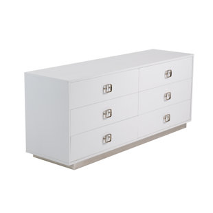 VIG FURNITURE 6 Drawer 63" W Double Dresser