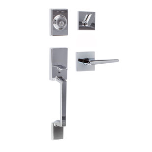 SURE-LOC HARDWARE Complete Inactive Stockholm Dummy Handleset with Lever and Rosette