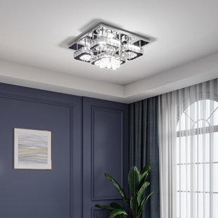 WILLA ARLO INTERIORS LED-Deckenleuchte 1-flammig Bonas, 50 cm