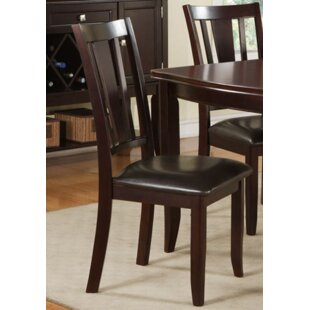 A&J HOMES STUDIO Annie Faux Leather Upholstered Side Chair (Set of 2)