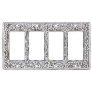 VICENZA DESIGNS San Michele Patterned 4 - Gang Rocker Wall Plate