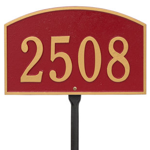 OLD CENTURY FORGE Legacy 1-Line Lawn Address Sign
