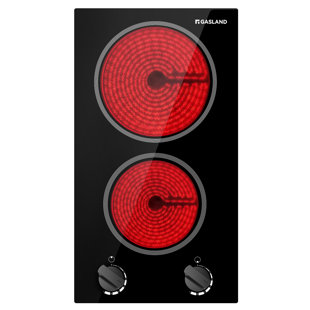 Gaslandchef 12 in. Built-In Coil Ceramic Surface Electric Cooktop in Black