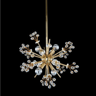 ALLEGRI BY KALCO LIGHTING Constellation 6 - Light Sputnik Sphere Chandelier