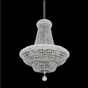 ALLEGRI BY KALCO LIGHTING Napoli 9 - Light Dimmable Empire Chandelier