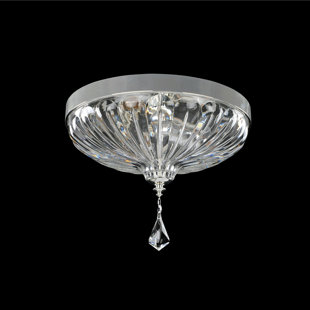 ALLEGRI BY KALCO LIGHTING Orecchini 2 - Light 13" Unique/Statement Bowl Flush Mount