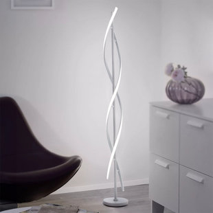 METRO LANE Asra Modern 60W LED Floor Lamp for Living Room