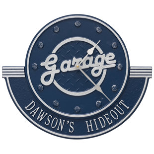 WHITEHALL PRODUCTS Garage Personalized 12" Wall Clock