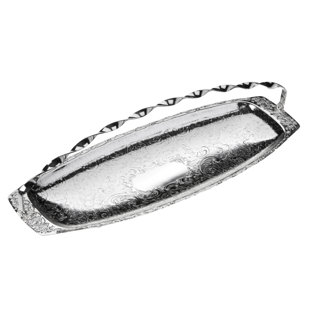 CORBELL SILVER COMPANY Queen Anne Sandwich Ottoman/Coffee Table Tray