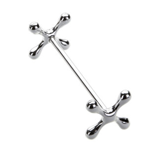 CORBELL SILVER COMPANY Queen Anne Silver Plated Knife Rests (Set of 6)