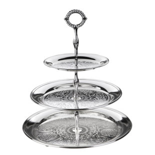 CORBELL SILVER COMPANY Queen Anne Tiered Stand