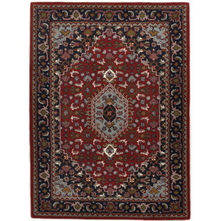 THEKO Handgetufteter Royal Orient Teppich aus Schurwolle