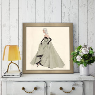 PICTURE PERFECT INTERNATIONAL Lisette™ Barbie® Doll Framed On Paper by Robert Best Print