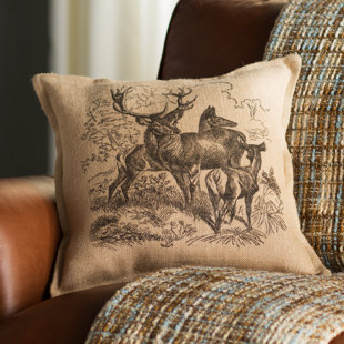 THEWATSONSHOP Jute / Sisal Reversible Throw Pillow