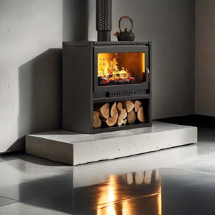 HART ENJOY LIFE Domestic indoor fireplace with wood storage