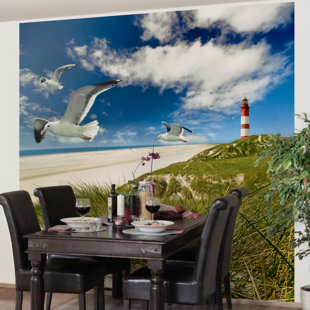 KÜSTENHAUS Tapete Dune Breeze 288 cm L x 288 cm B Bakers