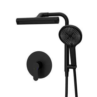 GIVINGTREE Single Handle 6-Spray Shower Faucet 1.8 GPM With Flexible Handshower Head (Valve Included)