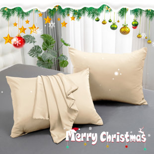 KUSNUG Smooth Breathable 100% 6A Grade Silk Pillowcases Set of 2