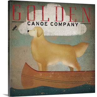 GREAT BIG CANVAS " Golden Dog Canoe Co " by Ryan Fowler