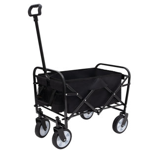 EASTERN FLOORING CENTER, INC. Collapsible Foldable Wagon Cart Beach Wagon Heavy Duty Utility Cart Utility Wagon Grocery Cart