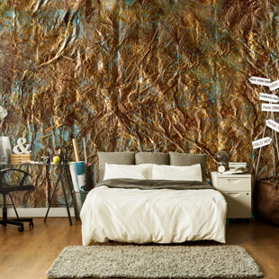 EAST URBAN HOME Glatte Fototapete Gold von Atlantis