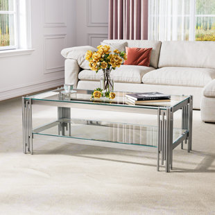WESTCO FURNITURE Glass Top Single Coffee Table