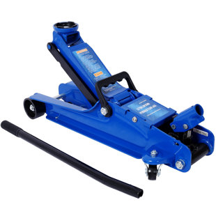 EASTERN FLOORING CENTER, INC. 2.5 Ton Low Profile, Heavy-Duty Steel Racing Floor Jack with Single Piston Lift Pump
