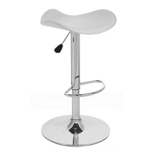 VANDUE CORPORATION Gamma Swivel Adjustable Height Short Counter Stool (Set of 2)