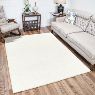 EBERN DESIGNS Florry Power Loom Cream Rug