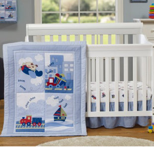 BABY TIME INTERNATIONAL, INC. 3 - Piece Crib Bedding Set